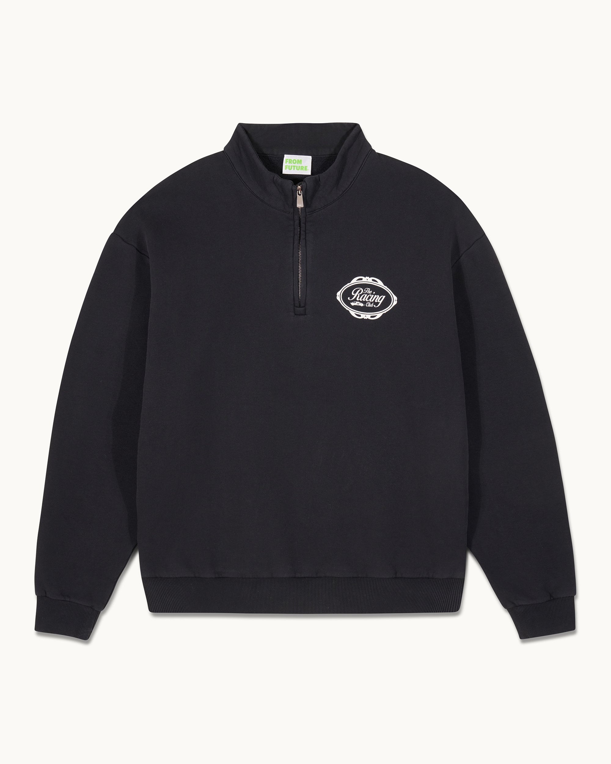WASHED BLACK / NEW / QTY : 72 / Sweatshirt Col Camionneur - Washed Black