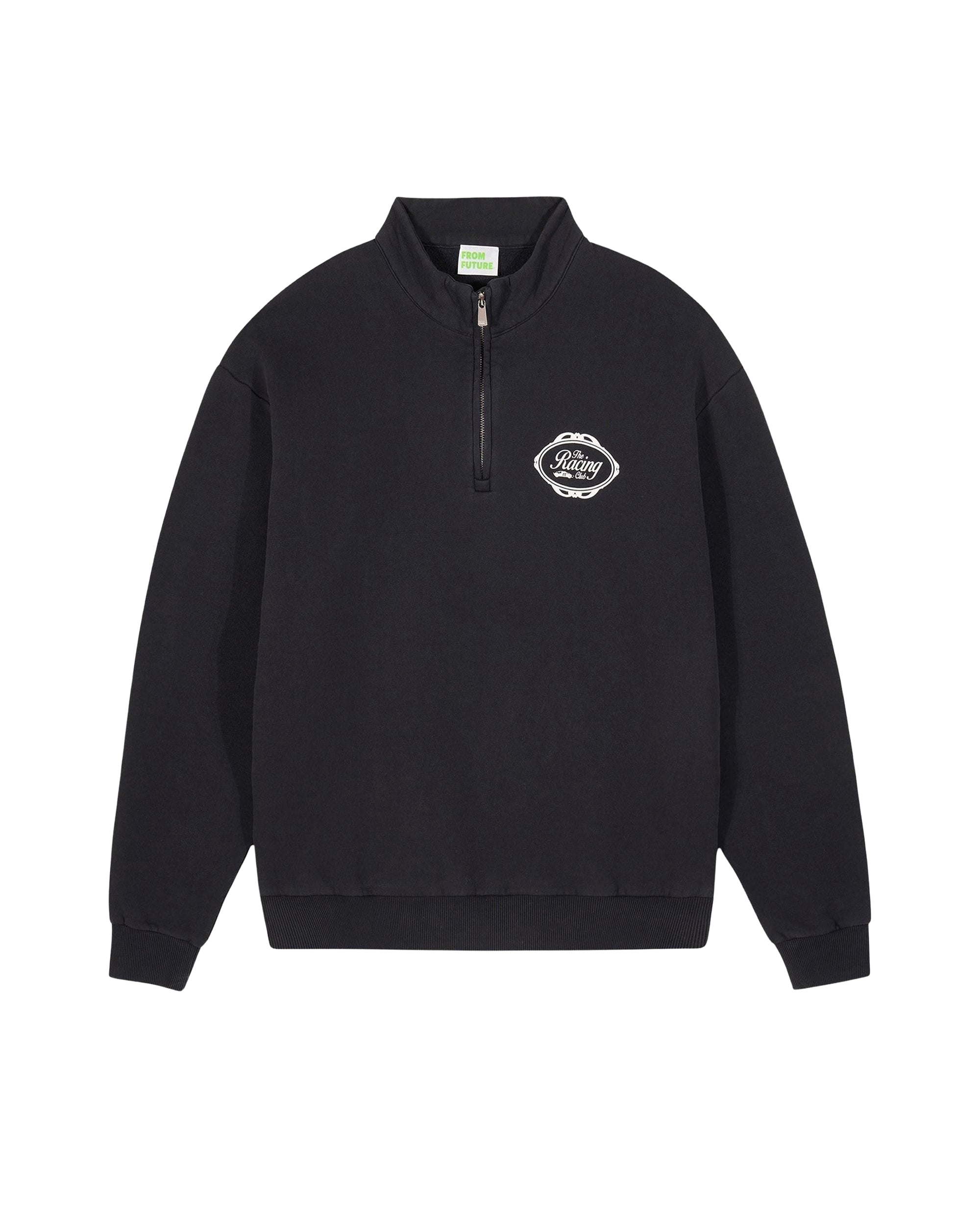 Sweatshirt à col camionneur - Washed Black