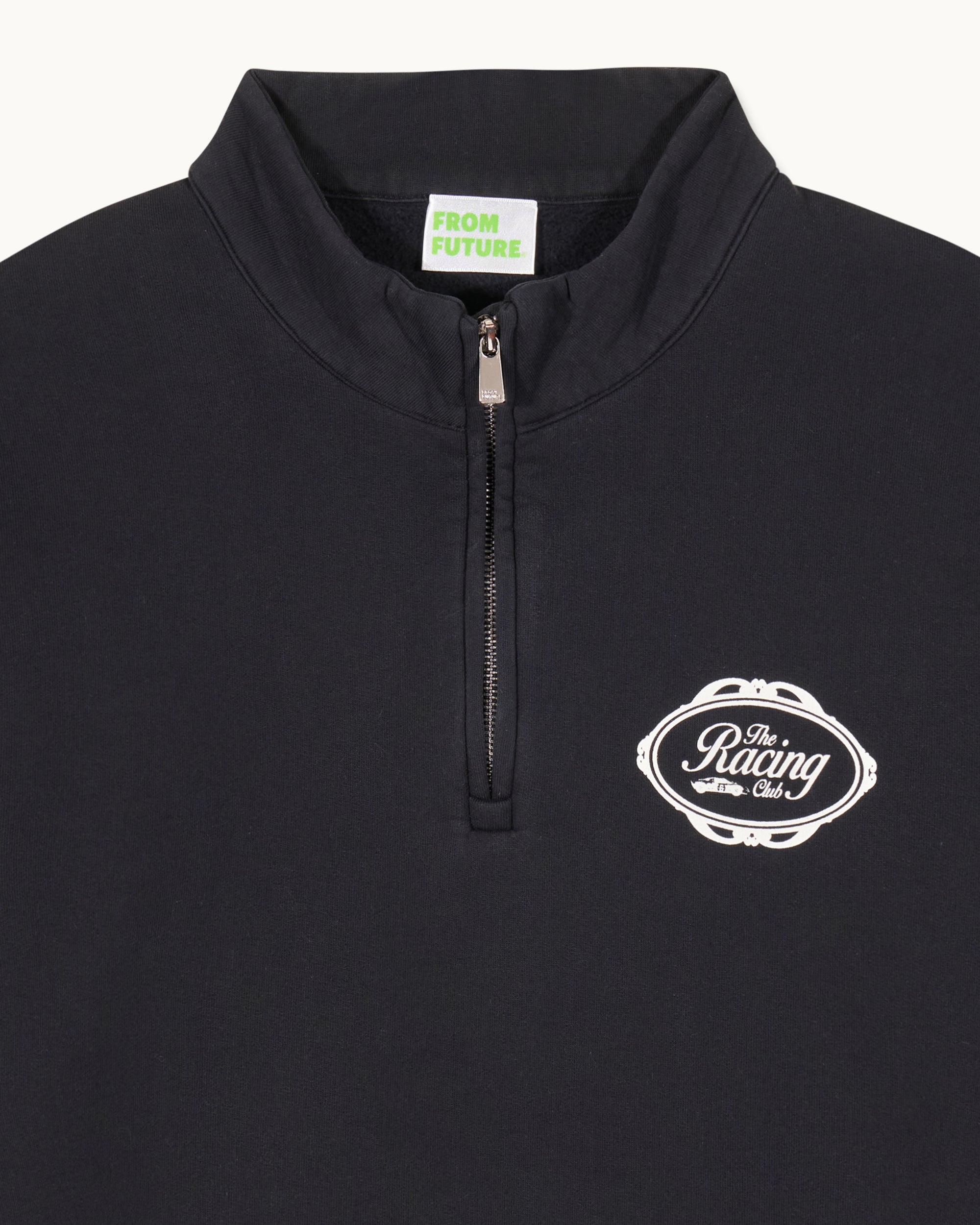 Sweatshirt à col camionneur - Washed Black