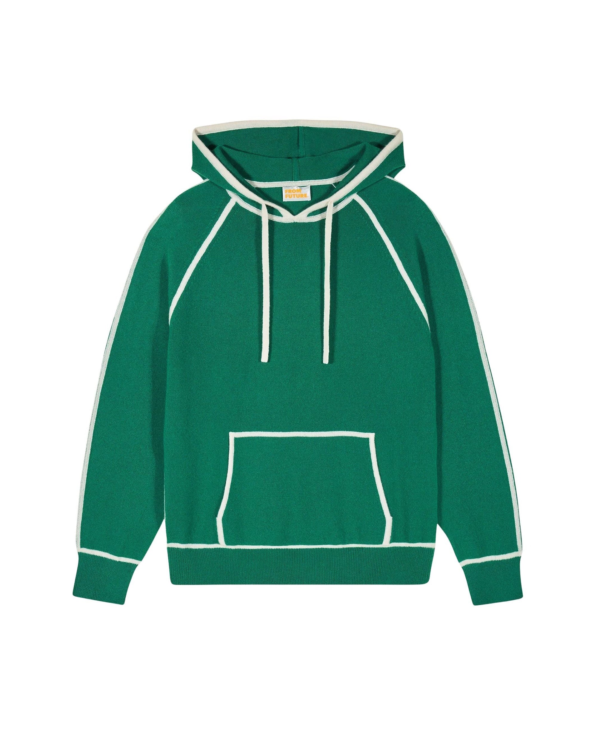 Hoodie en cachemire - Ocean Green