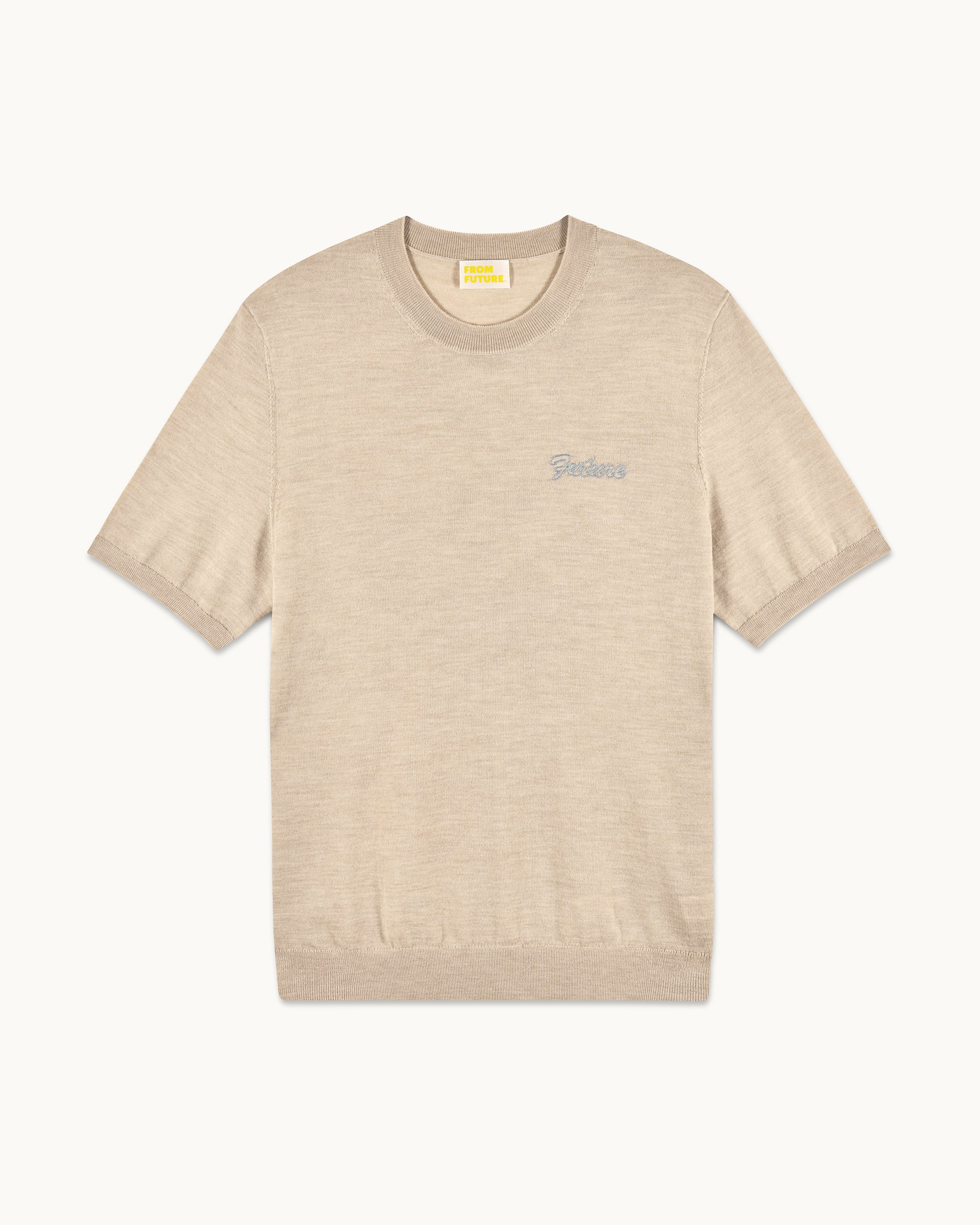 BEIGE CHINÉ / NEW / QTY : 1 / Pull Col Rond Mc Future - Beige Chiné