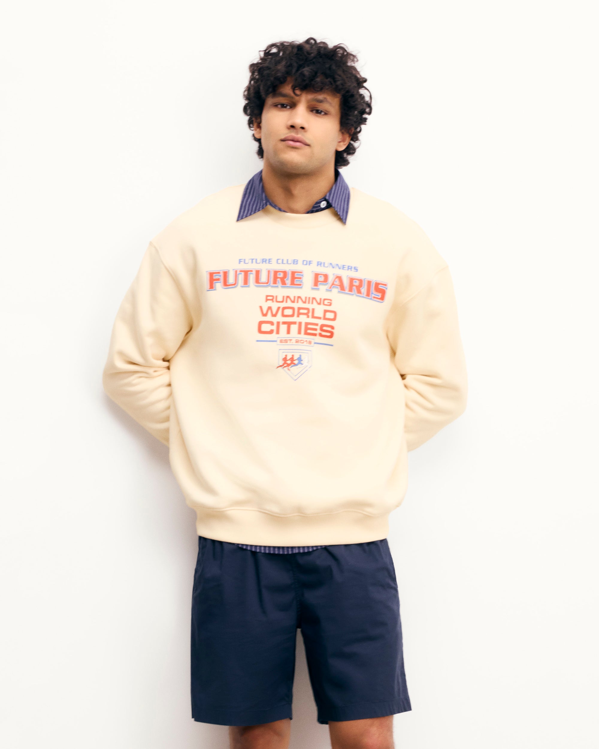 SABLE / NEW / QTY : 78 / Sweatshirt Col Rond - Sable