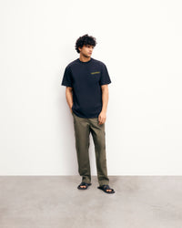 WASHED BLACK / NEW / QTY : 9 / T-shirt Col Rond Manches Courtes - Washed Black