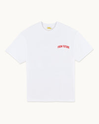 BLANC / NEW / QTY : 2 / T-shirt Col Rond Manches Courtes - Blanc