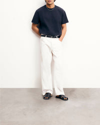 T-shirt à col rond - Washed Black