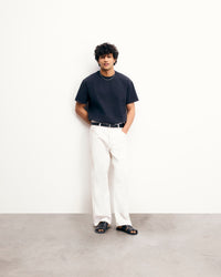 WASHED BLACK / NEW / QTY : 27 / T-shirt Col Rond Manches Courtes - Washed Black