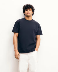 WASHED BLACK / NEW / QTY : 27 / T-shirt Col Rond Manches Courtes - Washed Black