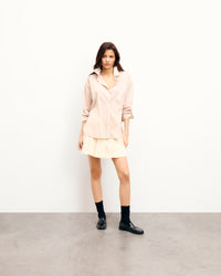 RAYURES BEIGE / NEW / QTY : 61 / Chemise Manches Longues - Rayures Beige