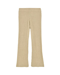 Pantalon de jogging large bicolore en cachemire - Beige