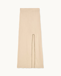 LIGHT BEIGE / NEW / QTY : 79 / Jupe Longue Strass - Light Beige