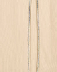 Long skirt with wool rhinestones - Light Beige