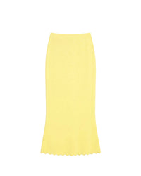 Jupe longue à strass - Sky Yellow