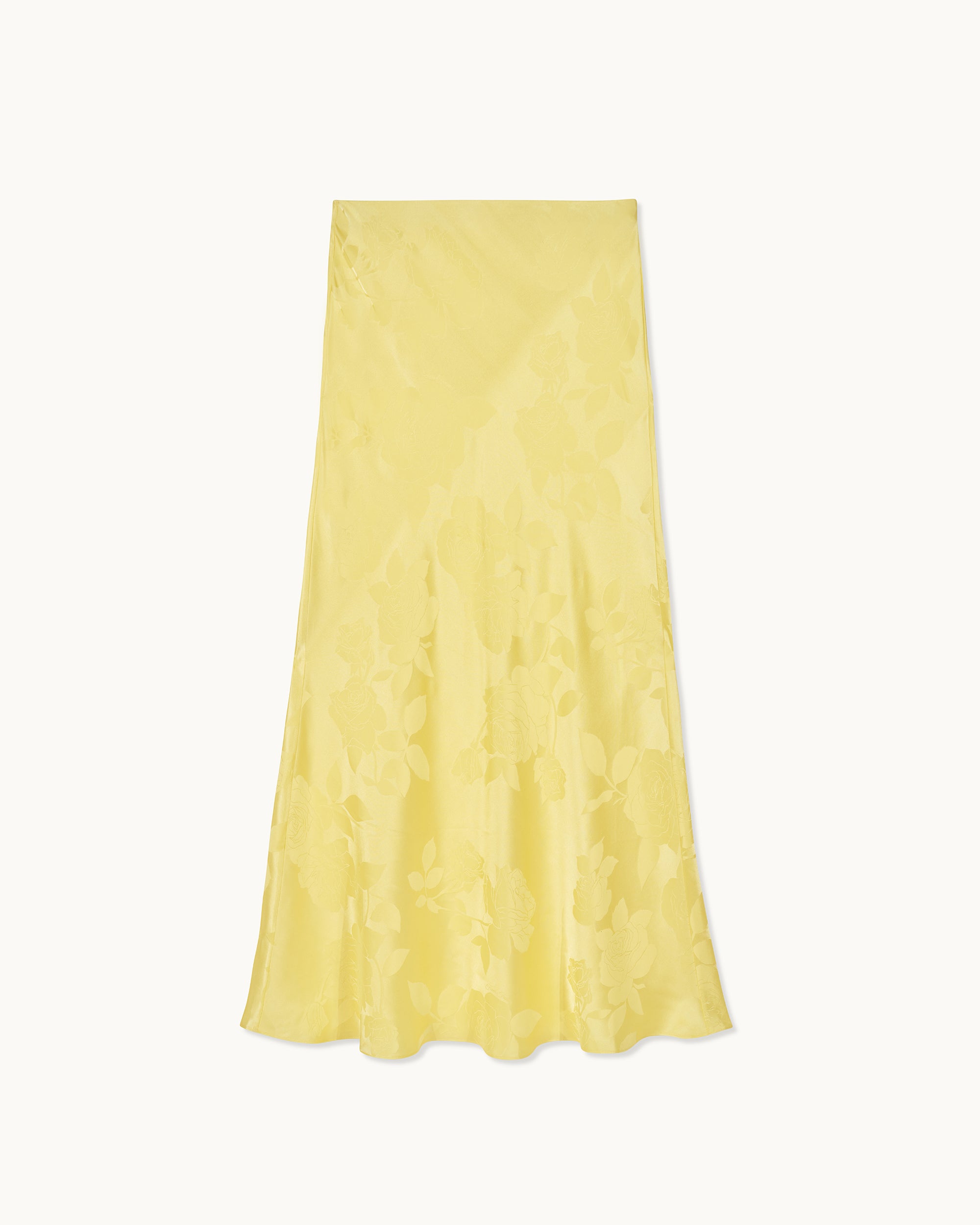 SUNSET YELLOW JACQUARD / NEW / QTY : 37 / Jupe Longue Rivka - Sunset Yellow Jacquard