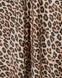 Jupe longue Rivka en soie - Leopard