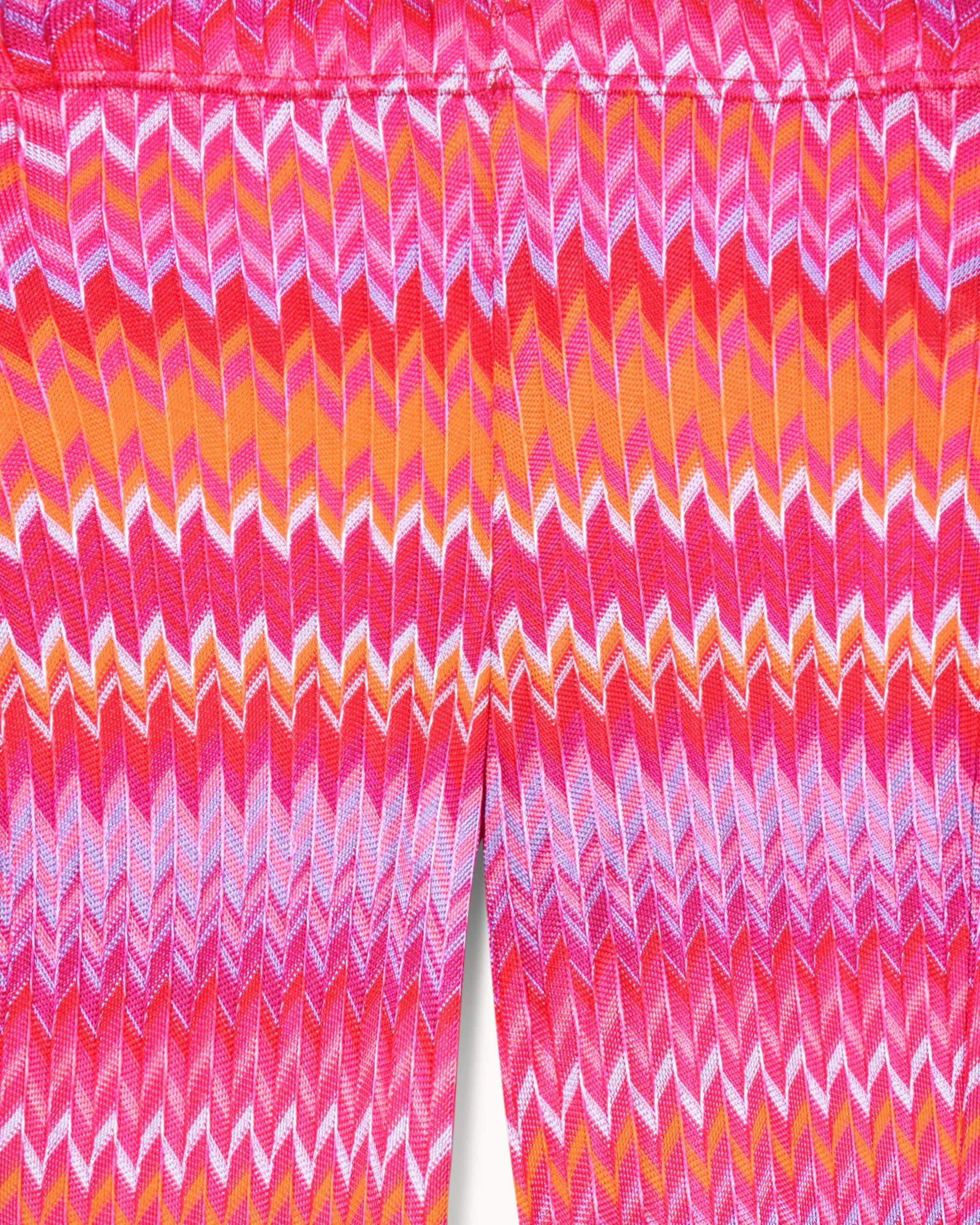 MULTICO ROSE / ORANGE / NEW / QTY : 71 / Pantalon Flare - Multico Rose / Orange
