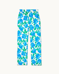 ELECTRIC ROSES BLUE / NEW / QTY : 71 / Pantalon Large Liam - Electric Roses Blue