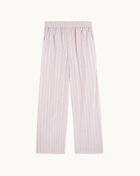 RAYURES BEIGE / NEW / QTY : 88 / Pantalon Large - Rayures Beige