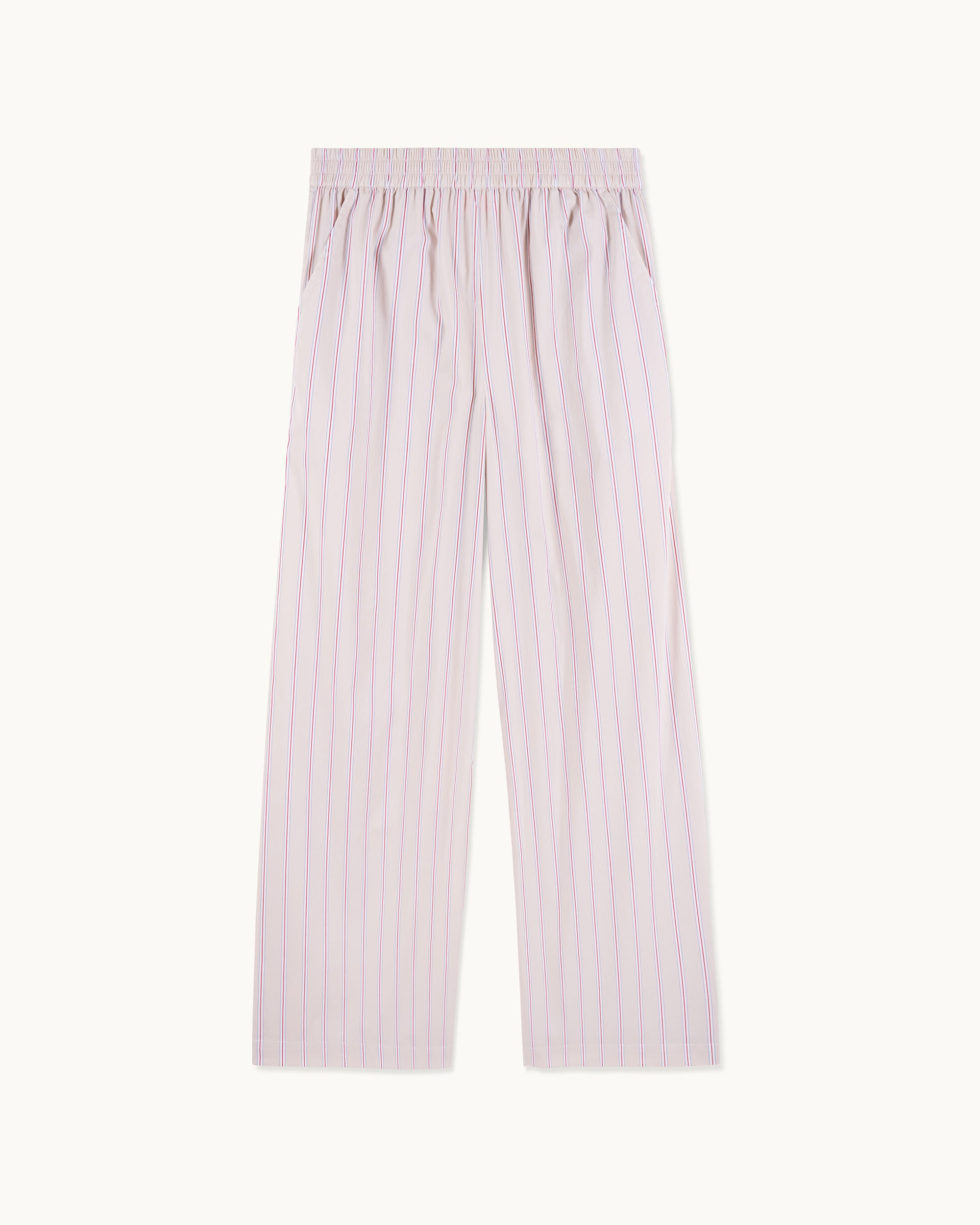 RAYURES BEIGE / NEW / QTY : 88 / Pantalon Large - Rayures Beige