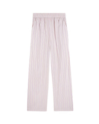 Pantalon flare à rayures - Beige
