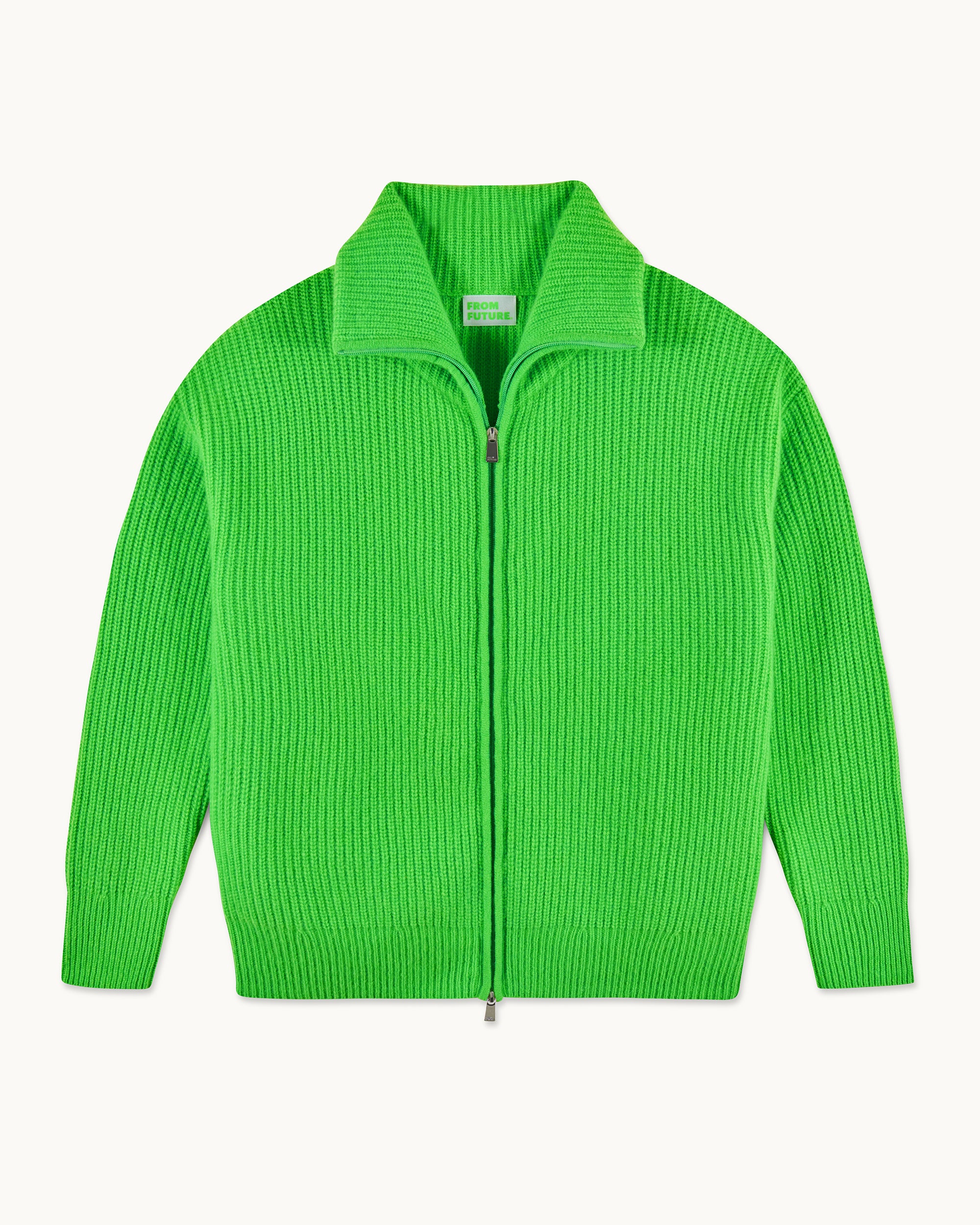 DISCO GREEN / NEW / QTY : 20 / Pull Gilet Zip Double Sens - Disco Green