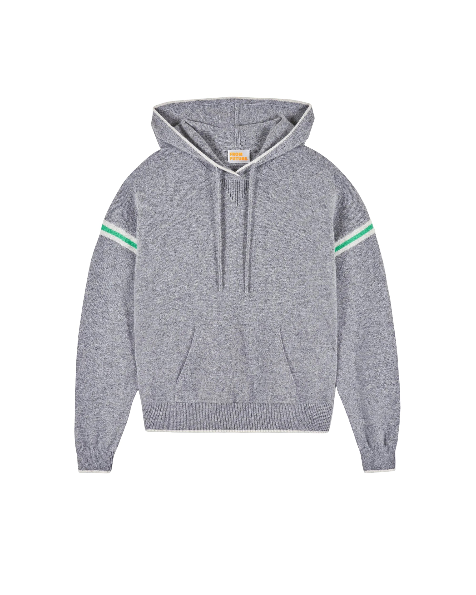 Hoodie en cachemire - Gris Chiné Foncé