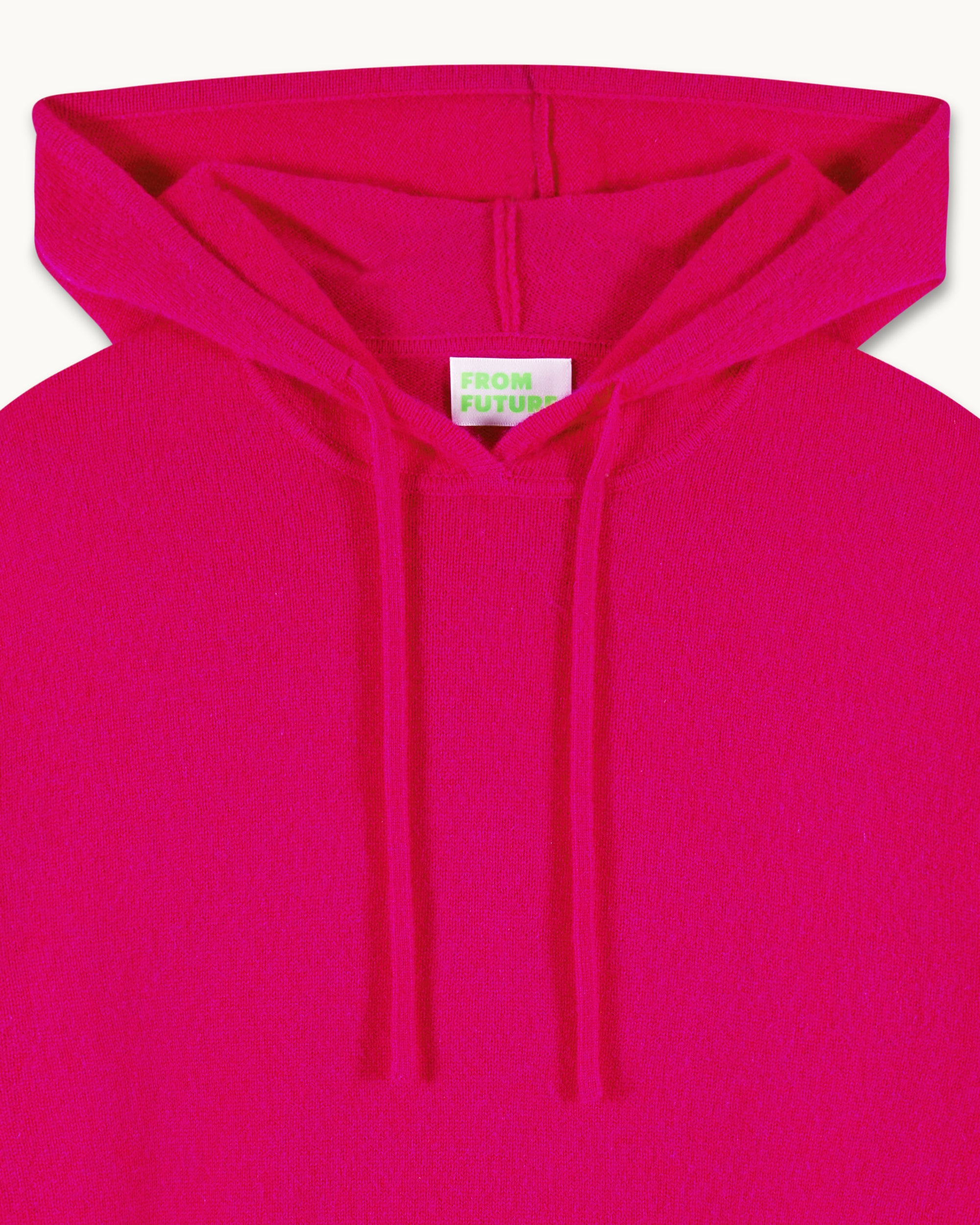 Hoodie Cœur en cachemire - Tropical Raspberry