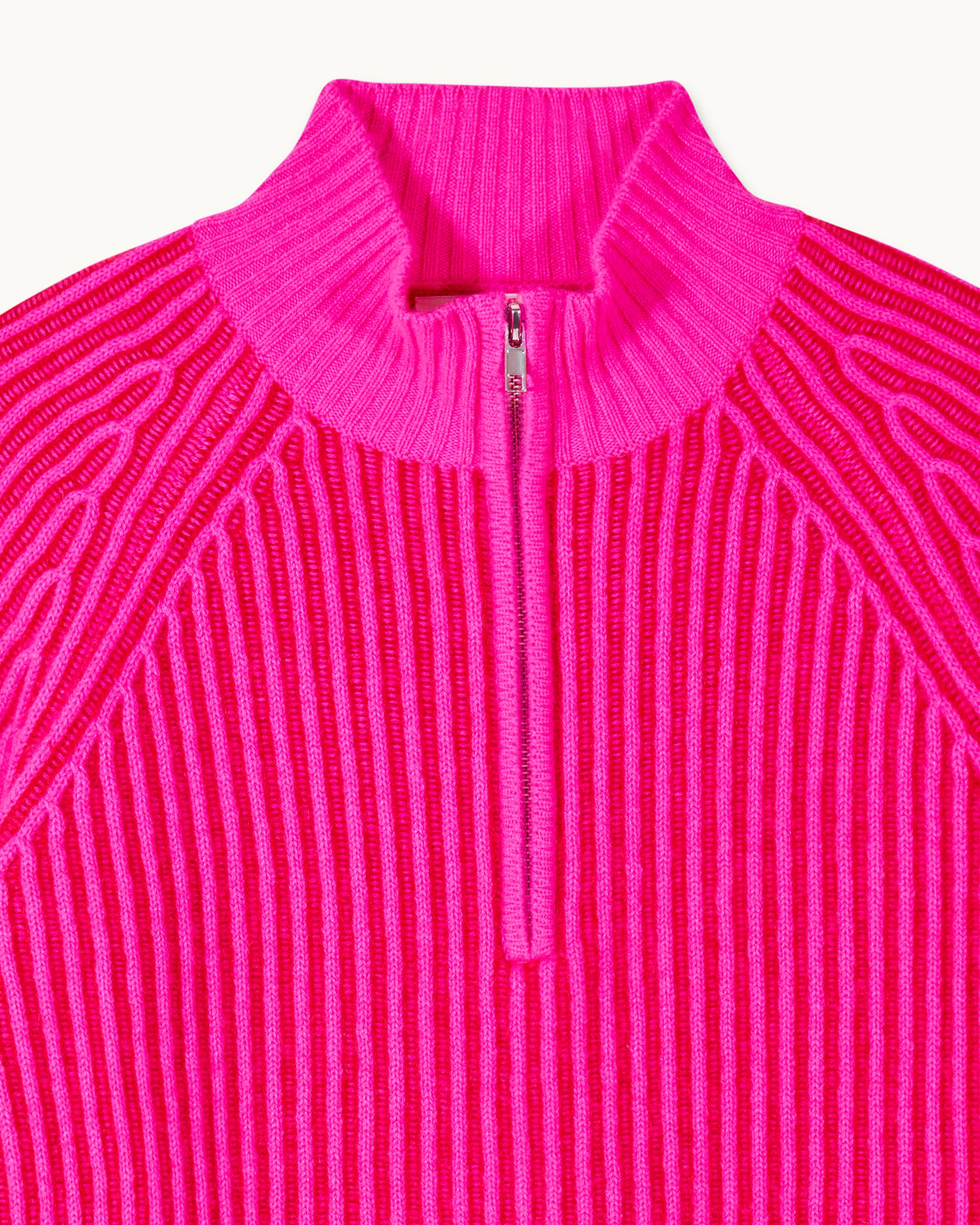 Pull à col camionneur en cachemire - Passion Red