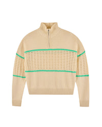Pull à col camionneur en cachemire - Light Beige