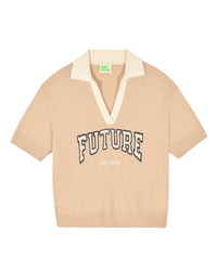 Future cashmere polo-neck jumper - Tropical Camel