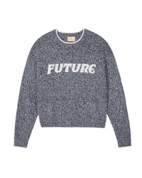 Pull à col rond Future en cachemire - Black