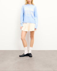 ZZ HORS LIGNE Pull à col rond From Future en cachemire - Baby Blue