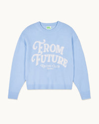 BABY BLUE / NEW / QTY : 27 / Pull Col Rond From Future - Baby Blue