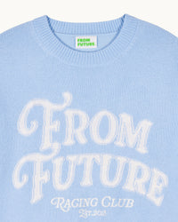 BABY BLUE / NEW / QTY : 27 / Pull Col Rond From Future - Baby Blue