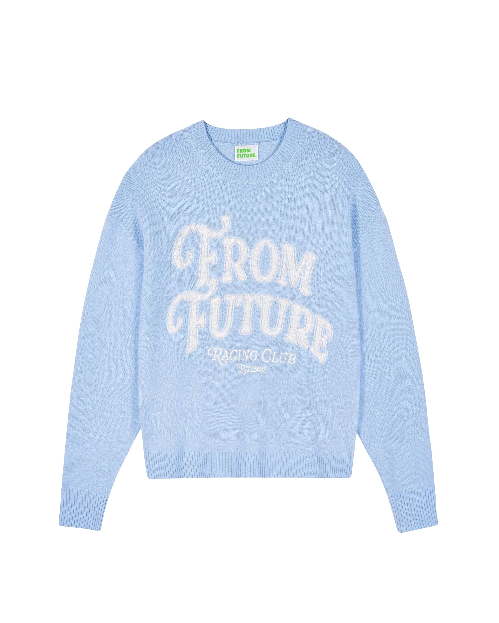 Pull à col rond From Future en cachemire - Baby Blue