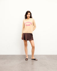 LIGHT BEIGE / NEW / QTY : 98 / Pull Col Rond From Future Paris - Light Beige
