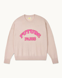 LIGHT BEIGE / NEW / QTY : 98 / Pull Col Rond From Future Paris - Light Beige