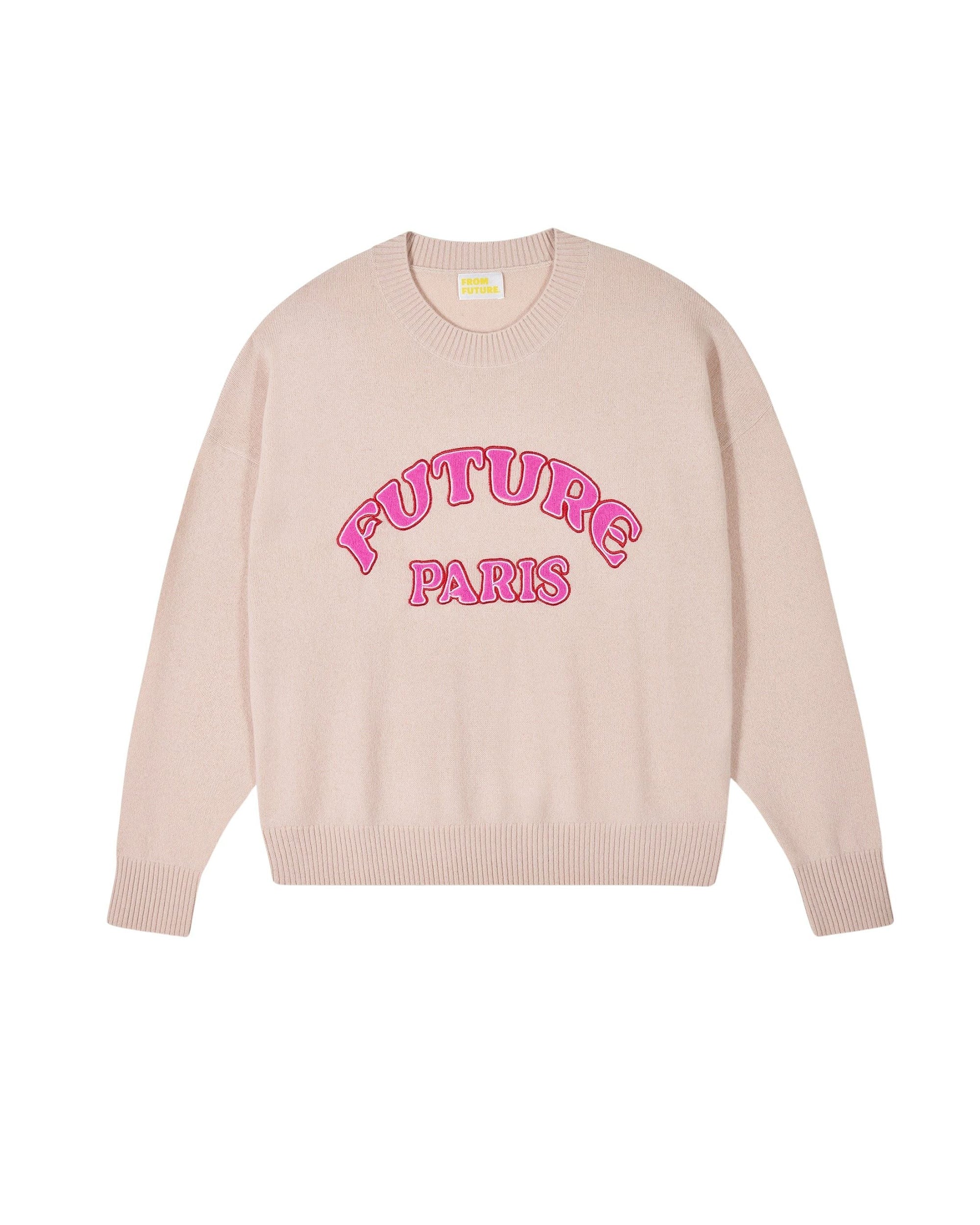 ZZ HORS LIGNE Cashmere round-neck jumper From Future Paris - Light Beige