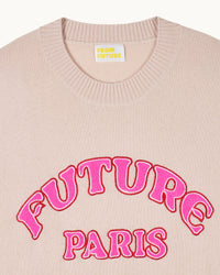 LIGHT BEIGE / NEW / QTY : 98 / Pull Col Rond From Future Paris - Light Beige