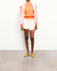 Pull à col rond en cachemire - Fantasy Orange