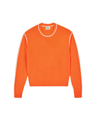 Pull à col rond en cachemire - Fantasy Orange