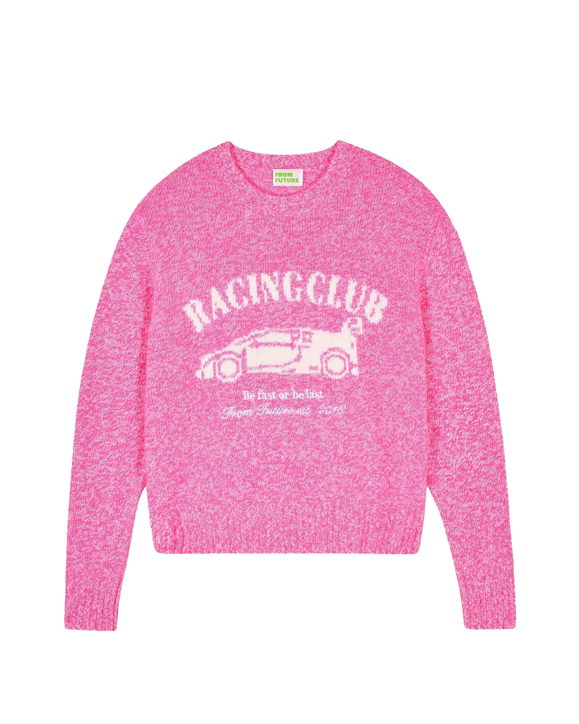 Pull à col rond en cachemire - Electric Pink