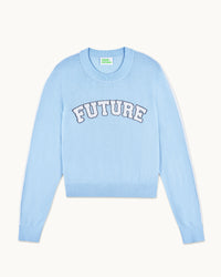 BABY BLUE / NEW / QTY : 33 / Pull Col Rond Future - Baby Blue