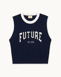 NAVY / NEW / QTY : 26 / Pull Sans Manches Future - Navy
