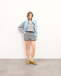 GRIS CHINE FONCE / NEW / QTY : 43 / Pull Col V - Gris Chine Fonce