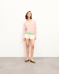 SKY PINK / NEW / QTY : 31 / Pull Col V - Sky Pink