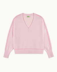 SKY PINK / NEW / QTY : 31 / Pull Col V - Sky Pink