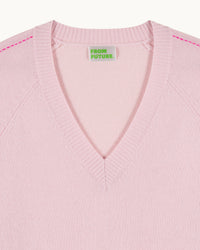 SKY PINK / NEW / QTY : 31 / Pull Col V - Sky Pink