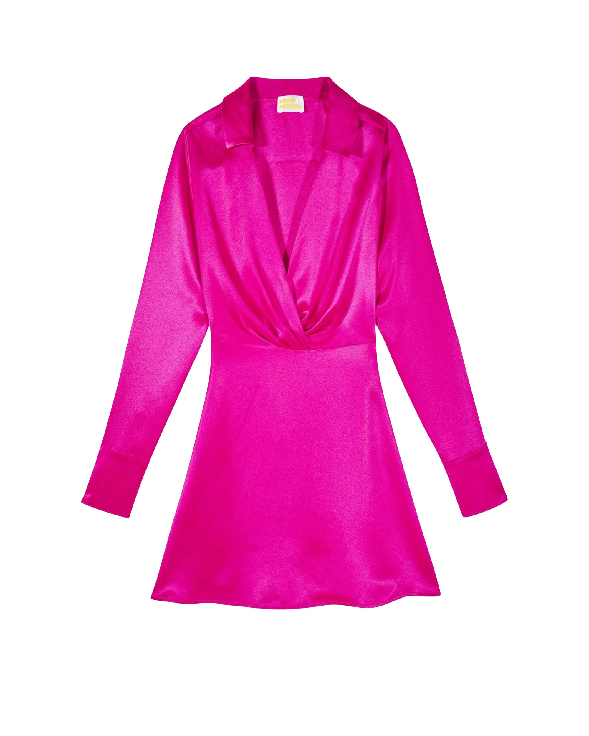 Robe courte à manches longues Bella - Tropical Raspberry