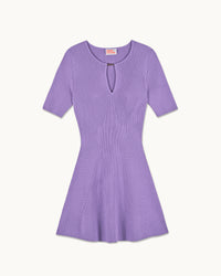 SPICY LILAC / NEW / QTY : 33 / Robe Courte Manches Courtes Bijoux Future - Spicy Lilac