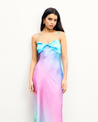 FAIRY SKY / NEW / QTY : 50 / Robe Longue Bretelles Mazal - Fairy Sky